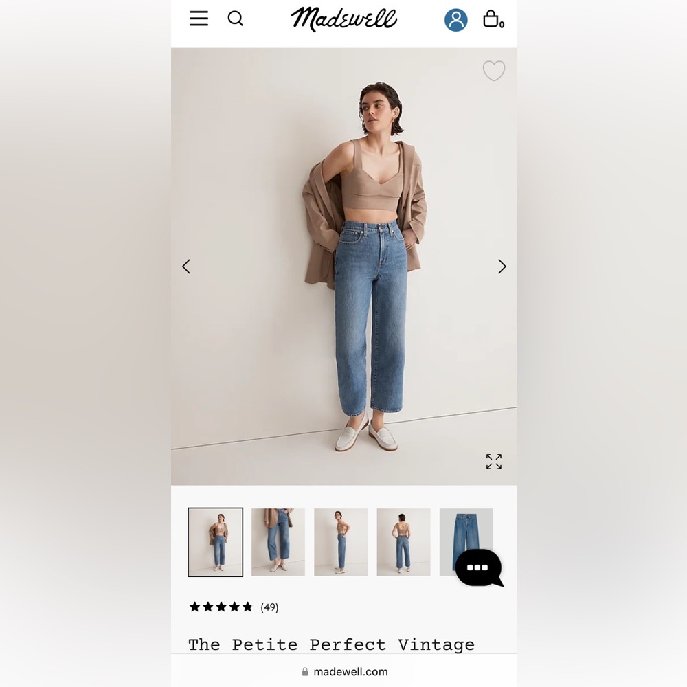 Madewell Blue Jeans